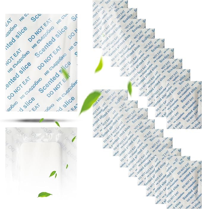 20 Pcs Closet Odor Eliminator Scented Sachets for Shoes, Closets, Dresser Drawers, Odor Elimination, Long-Lasting Freshness (Classic Parisian)