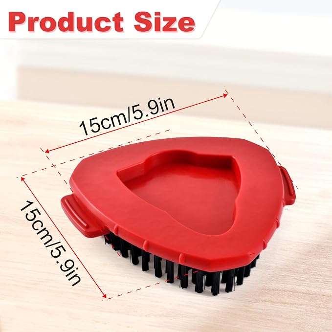 Scrubber Mop Head for Ocedar, Upgrade Scrub Brush for Oceda, Spin Mop Scrub Brush Head for Ocedar EasyWring 1-Tank, More Bristles Scrub Brush Attachment for Bathroom