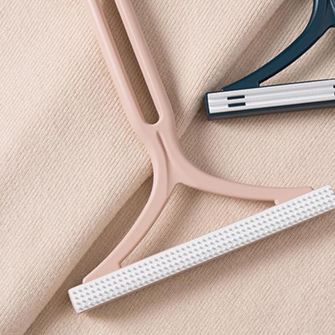 Portable Lint Remover Clothes Fuzz Remover Reusable Pet Hair Remover Dust Remover for Clothing Furniture Car Pink Ergonomic Handle Lightweight Compact Design