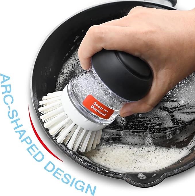 Palm Brush Refills for OXO Palm Brush, 6 Pack Dish Brush Replacement Head | Palm Brush Replacement Head