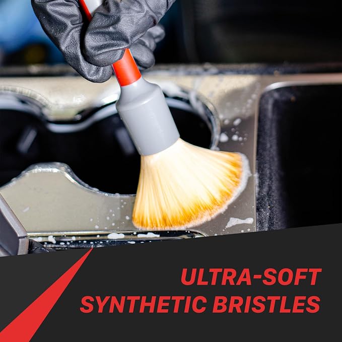 Maxshine Large #14 Universal Ultra Soft Detailing Brush – Professional Brush for Interior, Exterior, Leather Seats, Engine Bay & Wheels – Premium Car Care Detailing Tool