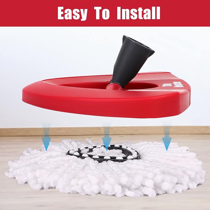 6 inch Mop Replacement Base for O-Ceda Easy Wrin Spin Mop, Mop Head Cover, Plastic Mop Base Case Disc