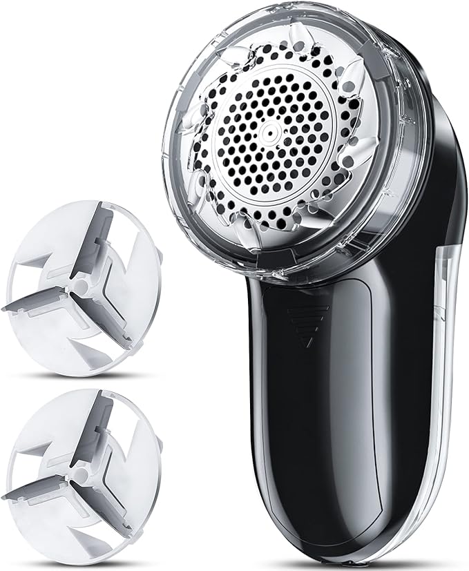 Bymore Fabric Shaver, Lint Shaver, Sweater Shaver for Clothes, Space Black | Compact one-button design refreshes clothes quickly and fits easily in a bag for home, office or travel