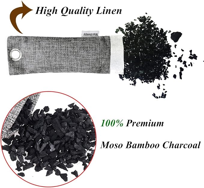 24 Pack Shoe Deodorizer Bags, Air Purifying bags, Odor Eliminator for shoes | 100% Natural Shoes Smell Remover，eliminates odor naturally,Odor Eliminator for shoes, Home, Closet, Pet