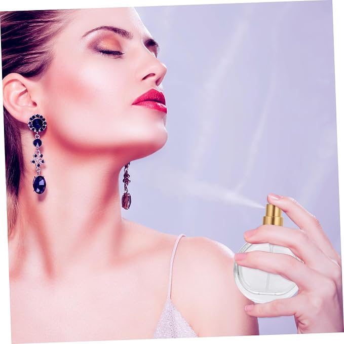 3pcs Refillable Perfume Bottles Travel Spray Bottles for Air Freshener Leakproof Glass Atomizer for Home Travel