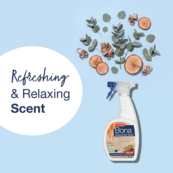 Bona Hardwood Floor Cleaner Spray - 32 fl oz - Cedar Wood Scent