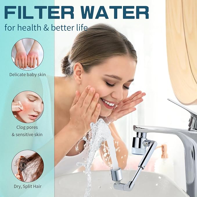 4pcs Carbon Fiber Filter Replacement for CECEFIN Filtered Faucet Extender | 1um Micro-Porous Water Purifier, Reduce 99% Chlorine Purifier, 1"(D)*1.47"(H) Filtered Cartridge for (B0BHVS5JBL/B0DCG64HSL)