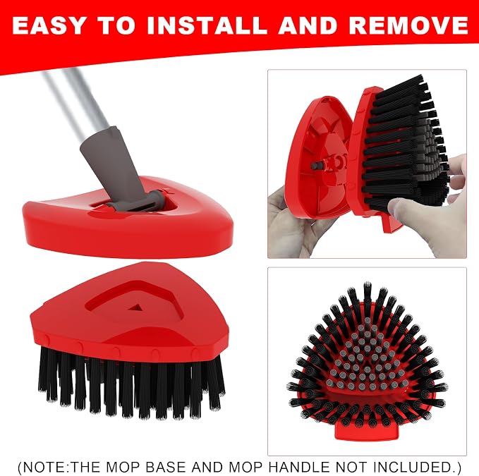 Small 1 Pack Scrub Brush Replace Head ONLY for O Cedar RinseClean 2-Tank Spin Mop, NOT for EasyWring 1-Tank System