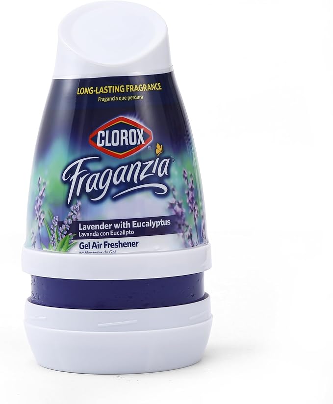 Clorox Fraganzia Gel Air Freshener Cone, Lavender Eucalyptus Scent, 6 Oz