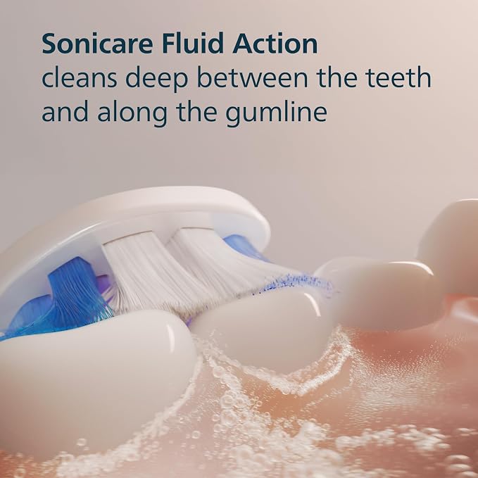 Philips Sonicare S2 Sensitive Brush Heads, 6-Pack, 18 Month Supply, White | 1000% More Plaque Removal¹, Gentle on Sensitive Teeth & Gums, BrushSync Reminder, 62,000 Bristle Movements/Min, HX6056/77