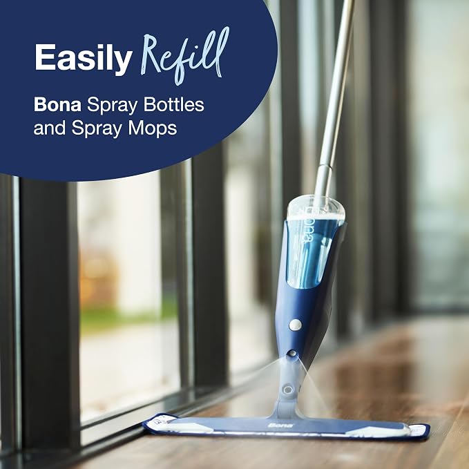 Bona Hardwood Floor Cleaner Refill - 96 fl oz - Lavender Thyme Scent | Residue-Free Floor Cleaning Solution Spray Mop and Spray Bottle Refill - For Wood Floors