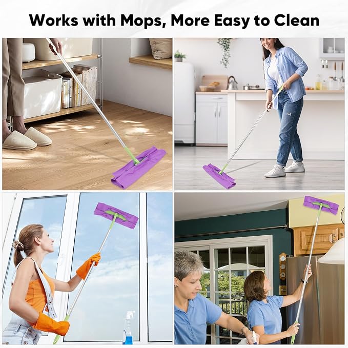 HOMEXCEL Glass Cleaning Cloths 6PK, Streak Free Towel for Windows, 14x16in (Pack of 2)