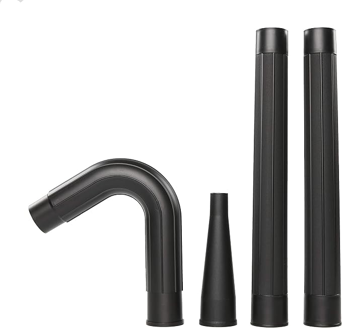 CRAFTSMAN CMXZVBE38640 2-1/2 in. Gutter Cleaning Wet Dry Vac Attachment Kit | Industrial-Grade Shop Vacuum Accessory for Cleaning or Blowing Debris from Gutters, Fits 2-1/2 in. Hose Diameter