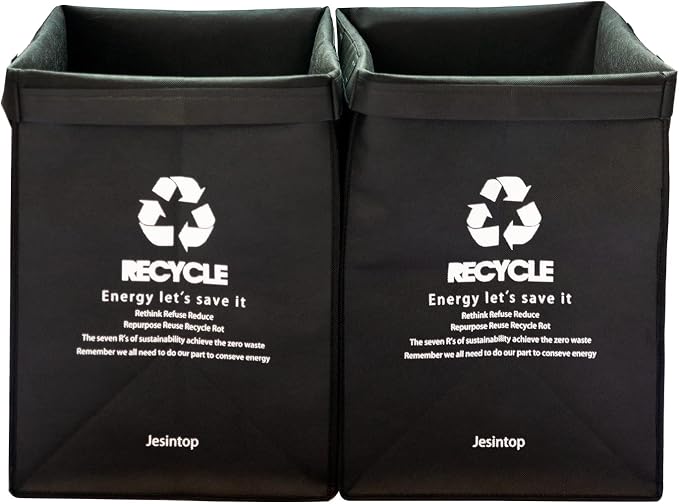 Recycle Bins for Kitchen,Ultra-Large Capacity Recycle Waste Bin Bags for Kitchen Home Trash Sorting Bins Organizer Baskets,29 Gal Series(4pcs)