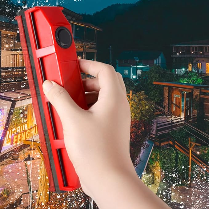 Magnetic Window Cleaner Glass Wiper Double-Sided Squeegee Gadget Household Window Washing Brush Washer