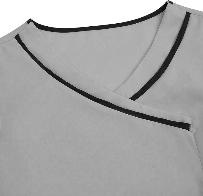 Housekeeping Uniforms - Women Lightweight Stretchy Scrubs for Cleaning Job, Breathable & Easy Care & Moisture-Wicking