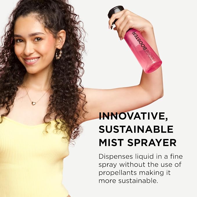 Style Factor Edge Booster Mist Spray Bottle for Hair (10.1oz/300ml) - Continuous Ultra Fine Mist Sprayer – For Hairstyling, Salons, Cleaning, Plants, Essential Oil & More - Purple