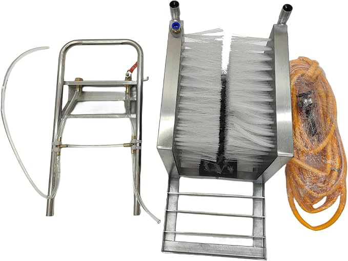Livestock Farm Boot Washer for Mud Stainless Steel Outdoor Boot Scrubber Multifunctional Rain Boot Cleaning Brush