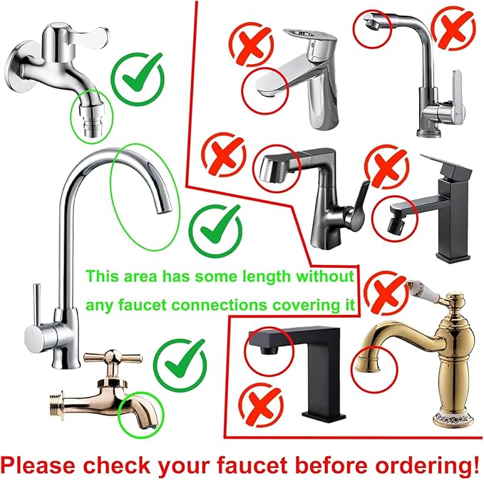 9.84ft/3m Sink Spray Hose,Portable Sink Hose Sprayer,Shampoo Sprayer Handheld Hose Shower Head Spray Hose for Bathing Baby,Pets,Washing Hair,Rinsing Vegetables