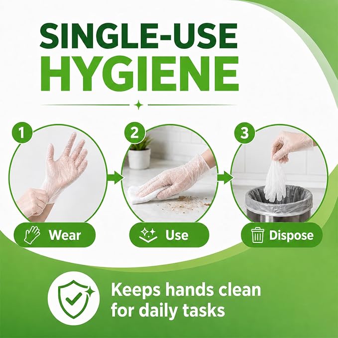 Disposable Plastic Gloves Food Handling Service Gloves Disposable For Cooking
