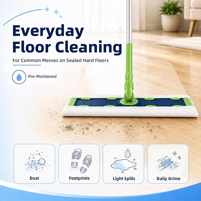 20 Count XL Wet Pads for Swiffer Sweeper XL, Unscented Disposable Refills | Pre-Moistened, Unscented, Disposable, Soft Nonwoven Pads, 10-Count Packs, For Sealed Hard Floors
