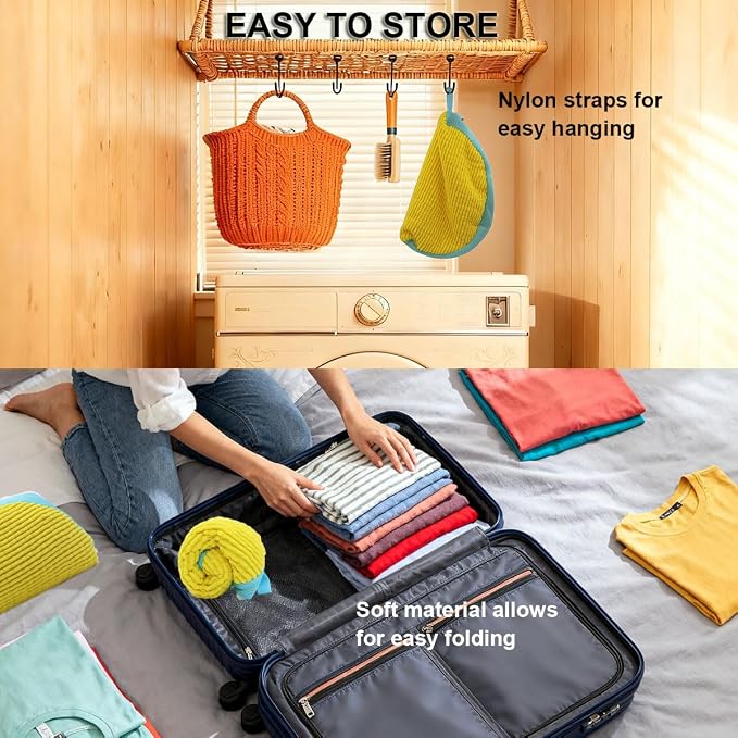 Shoe Washing Machine Bag,Blue and white stripes Mesh Shoe Washing Bag for Washing Machine - Large Size Fits various Shoes, Chenille Fabric Protection, Zipper Laundry Bag for Sneakers (2 Pcs) (Yellow)