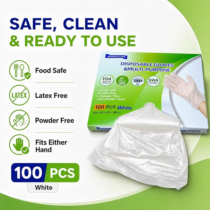 Disposable Plastic Gloves Food Handling Service Gloves Disposable For Cooking