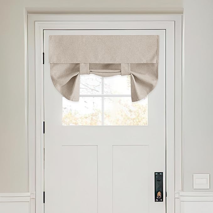 RYB HOME Classroom Door Window Cover, Privacy Sunlight Shades for Classroom Windows and Doors Cover Lockdown Shades, Room Darkening Design Blocks Views, W 24 x L 18, 1 Panel, Khaki