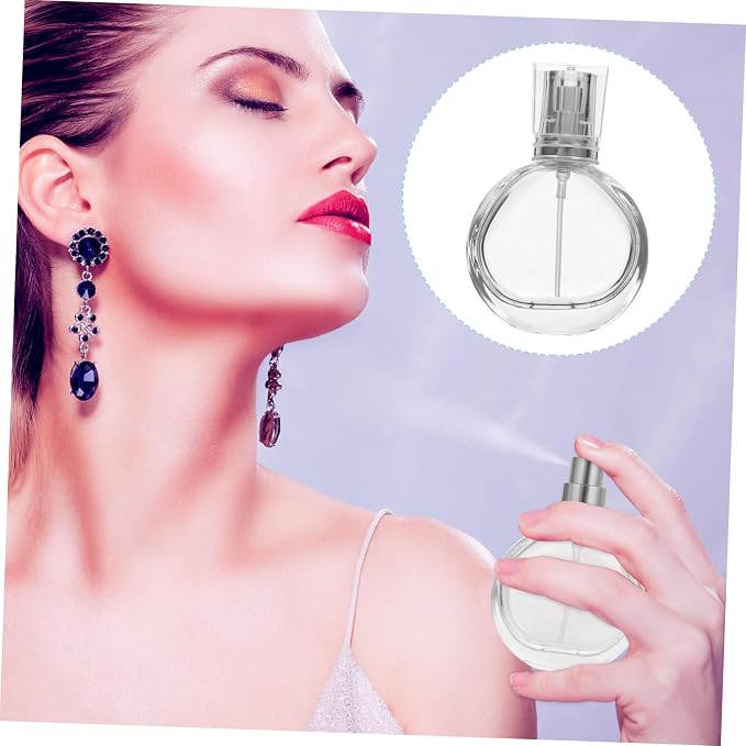 3pcs Perfume Bottles Glass Travel Spray Bottles Fine Mist Sprayer Refillable and Leakproof for Essential Oils Perfume Aromatherapy