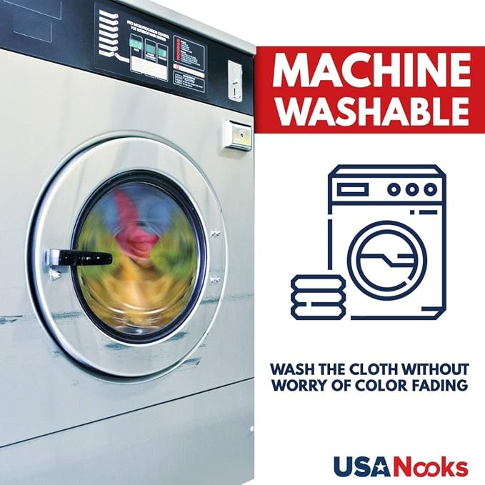 USANOOKS Microfiber Cleaning Cloth - Turq - 12Pcs (12.5x12.5 inch) High Performance - 1200 Washes, Ultra Absorbent Car Towel Traps Grime & Liquid for Streak-Free Mirror Shine - car Washing Cloth