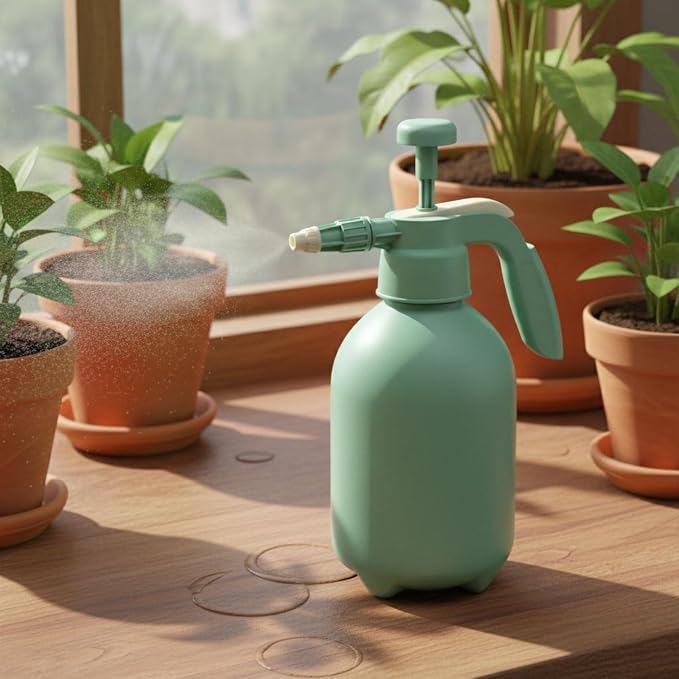 Spray Bottle Pressure Sprayer Pump Sprayer Handheld Sprayer Garden Sprayer with Adjustable Nozzle and Ergonomic Grip Construction 2L Suitable for Home Cleaning Patio Maintenance