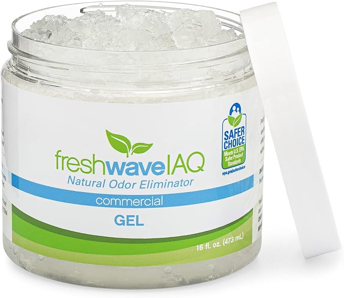Fresh Wave IAQ Commercial Odor Eliminating Gel, 16 Fl. Oz. | Odor Absorbers for Home | Safer Odor Relief | Natural Plant-Based Odor Eliminator | Replace Every 15-60 Days