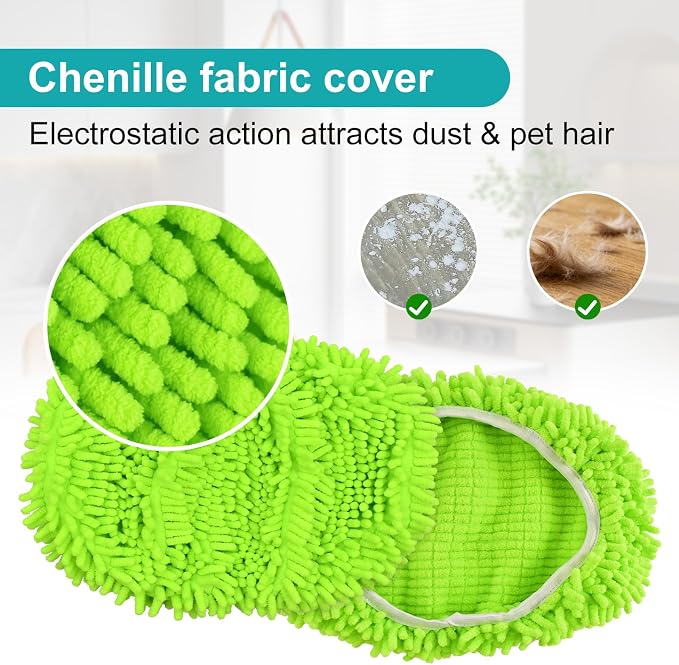 Microfiber Flat Mops for Floor Cleaning Ocedar Hardwood Floor 'N More Mop, Large Surface Dust Flat Mop with 2 Reusable Pads & 1 Extendable Handle, Washable Hardwood Floors Mopping to Dry and Wet Clean