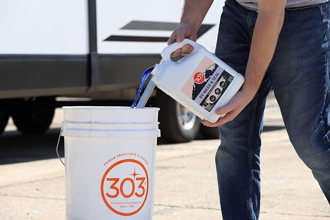 303 RV Wash & Seal, 1 Gallon | pH-neutral wash that cleans, shines, and leaves a streak-free finish on RVs and campers.