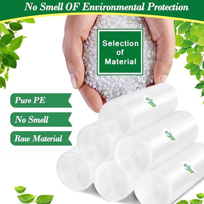 Hommaly 2.6 Gallon 240 pcs Small Multi Trash Bags Strong Pink Gray Gold Garbage Bags, Bathroom Trash Can Bin Liners Unscented, Mini Plastic Bag for Office, Waste Basket Liner Fit 10 Liter, 2-2.6 Gal