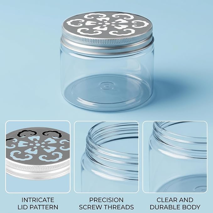 24PCS Scent Beads Container, Cover Set with Bottle Kits, Storage for Home and Laundry Areas, Lids and Bottle Combinations for Long-Lasting Use