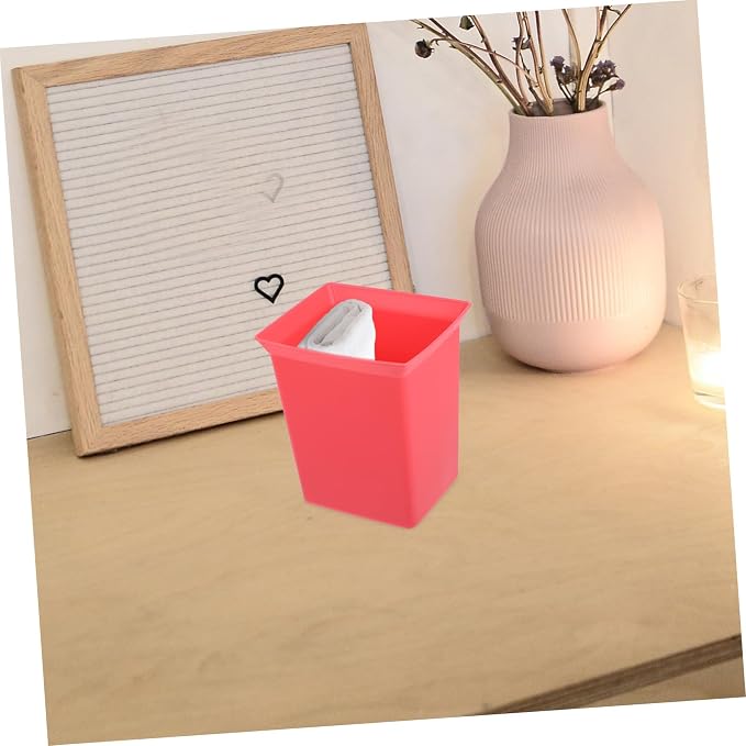 ABOOFAN Plastic Shower Basket Tote Versatile Cleaning Supplies Caddy for Bathroom and Kitchen Organization Sturdy Design Easy to Transport Spacious Storage Bin Red