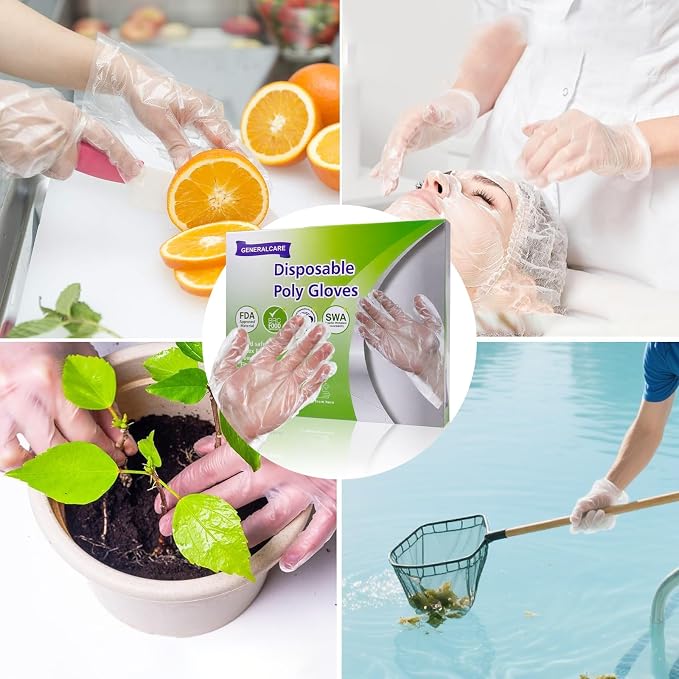 Disposable Plastic Gloves Food Handling Service Gloves Disposable For Cooking