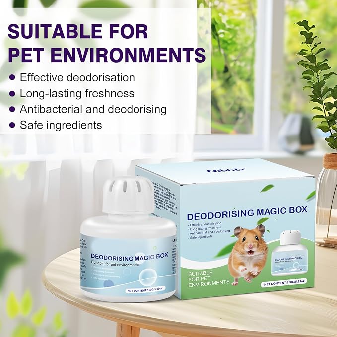 Pet Odor Eliminator Gel 2 Pack Cat Litter Deodorizer Pet Safe Air Freshener | Long Lasting Pet Safe Odor Absorber Gel Neutralizes Pet Urine Litter Box Smells for Bathroom Kitchen Closet Whole Home