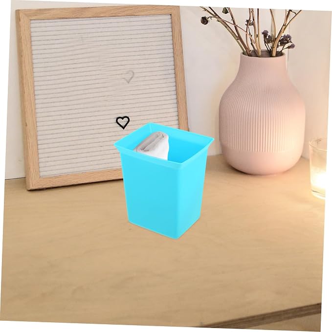 Ciieeo Sky- Plastic Cleaning Organizer Bin Versatile Tote for Bathroom and Kitchen Supplies and Easy to Clean Storage for Toiletries and Cleaning Tools