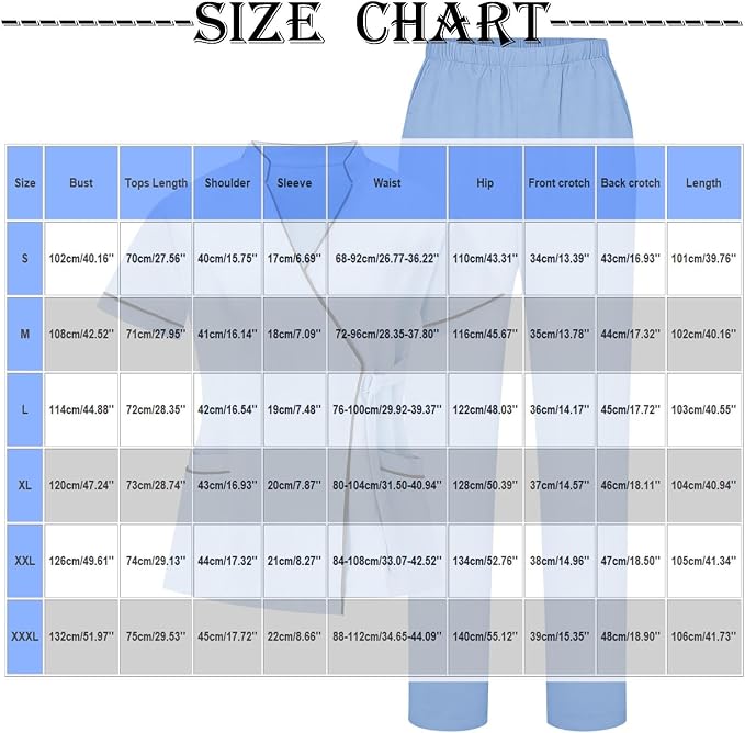 Housekeeping Uniforms for Women Hotel Cleaning Nurse Scrub Sets Stretch Wrap V-Neck Short Sleeve Top and Pants