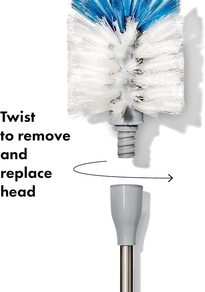 OXO Good Grips Stainless Steel Bottle Brush Refill - 2 Count, Small (Pack of 12)