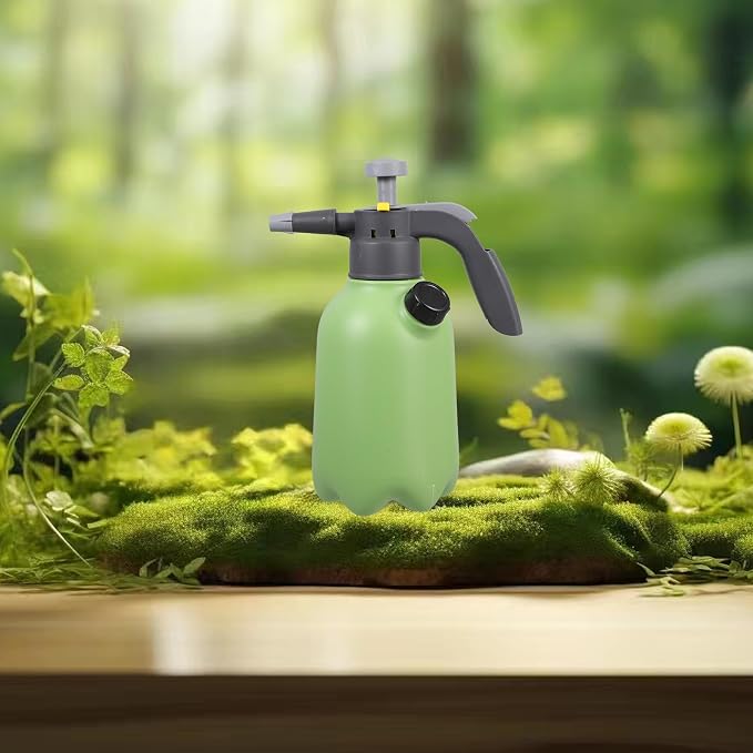 ibasenice Hand Pump Sprayer Pressurized Watering Can 2l Mint Green Small Pump Sprayer for Garden Plants and Lawn Care Manual Handheld Pressure Mister Bottle