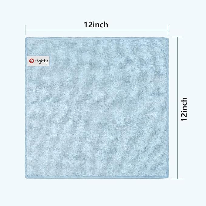 Orighty Washcloths Bulk, 100 Pack Microfiber Face Towels, 12x12 Inch | Highly Absorbent & Soft Feel, Multi-Purpose Wash Cloths & Hand Towels for Bathroom, Hotel, Spa, and Gym