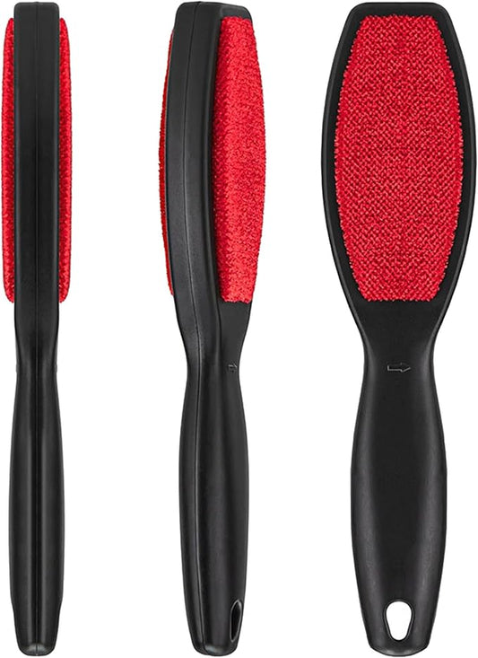 Lint Brush for Clothes 3 Pack | Reusable Pet Hair Remover, Double-Sided Lint Roller Alternative, For Laundry and Furniture, Magic Cat and Dog Hair Tool