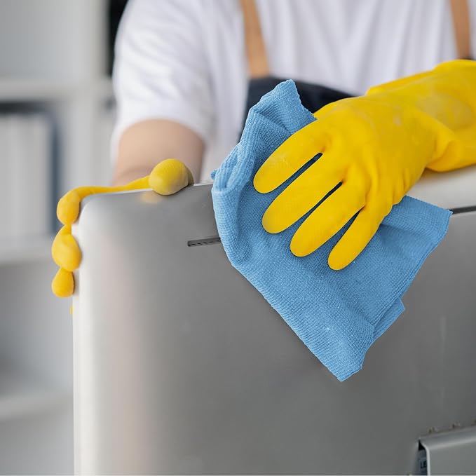 Avalon Towels Microfiber Cleaning Cloths (Value Pack of 24) - Size 12 x 12 Inches, Highly Absorbent Cleaning Rags, Lint Free, Reusable and Washable, Microfiber Towels for Cars