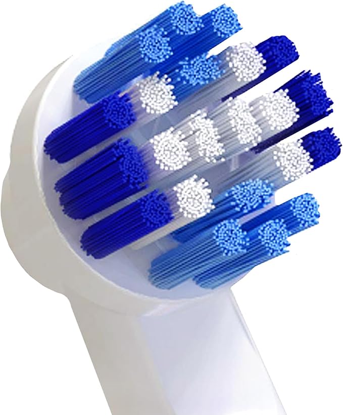 Replacement Brush Heads Compatible with OralB Braun- Pack of 4 Professional Electric Toothbrush Heads- Precision Refills for Oral-b 7000, Clean, Oral B Pro 1000, 9600, 500, 3000, 8000, Vitality Plus! | Fits Oral-B Pro 1000, 3000, 500, 7000, 8000, 9600,...