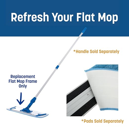 Carlisle FoodService Products 363351900 Aluminum Flat Mop Head Only, 18" Length