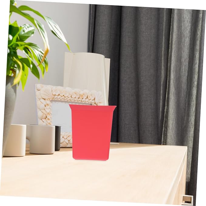 ABOOFAN Plastic Shower Basket Tote Versatile Cleaning Supplies Caddy for Bathroom and Kitchen Organization Sturdy Design Easy to Transport Spacious Storage Bin Red