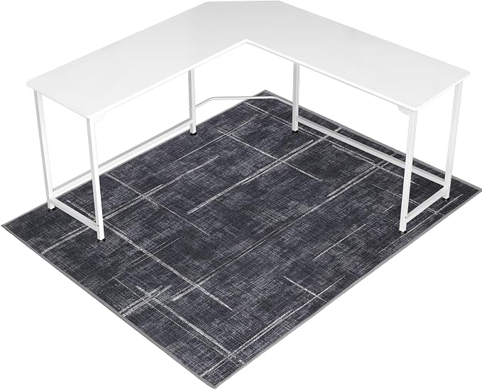 Office Chair Mat for Hardwood Floor&Tile Floor,48"X 60" | Heavy Duty Desk Chair Mat for Hard Floors,Under Desk Rug for Rolling Computer Chair,Anti Slip,Low Pile Carpet Floor
